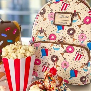 CHIP N DALE FOODIE DISNEY LOUNGEFLY BACKPACK
